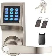 HAIFUAN Digital Door Lock, Unlock with Remote Control, M1 Card and Code