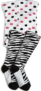 [Jefferies Socks] Little Girls' Zebra Tights
