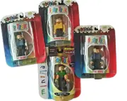 Lot of 4 Star Trek Mini Mates Rare Captain Kirk, Spock and Dr Factory Sealed