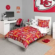 FOCO NFL Team Logo Bed in a Bag Comforter Sheets Pillow Cases Bedding 5-Piece Set