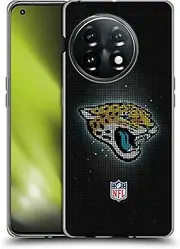 Head Case Designs Officially Licensed NFL LED Jacksonville Jaguars Artwork Soft Gel Case Compatible with OnePlus 11 5G