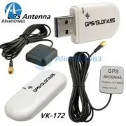 VK-172 USB Receiver GPS Smart 28dB Antenna Gmouse/Glonass Windows PC Laptop