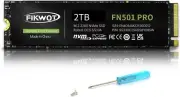 Fikwot FN501 Pro 2TB NVMe SSD M.2 2280 PCIe Gen3 x4 w/ Graphene Cooling Sticker