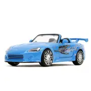 Jada 1:24 Scale Fast & Furious 2001 Honda S2000 Blue Diecast Vehicle