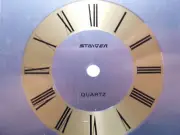 Roman Numeral Clock Dial Face 4 Art or Parts Metal 3 3/4" Diameter Lot A46