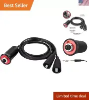 Heavy-Duty Remote Starter with 5-ft Leads & Push-Button Switch for Cars & Trucks