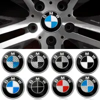 在飛比找蝦皮購物優惠-BMW 4 件/套 68 毫米汽車輪輞車輪中心輪轂蓋徽章車輪