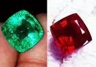 Natural Emerald & Ruby Mixed Shape 18+ Ct Certified Loose Gemstone ~ RK 149