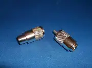 NEW USA 2 UHF PL-259 COAX CABLE CONNECTOR RG8U, RG213