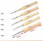 Small Wood Turning Chisel Set High Speed Steel Woodworking Knife Lathe Tools