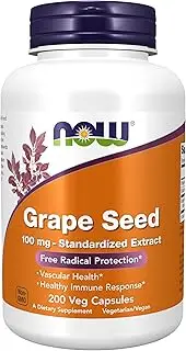 NOW Grape Seed Anti 100mg,200 Veg Capsules