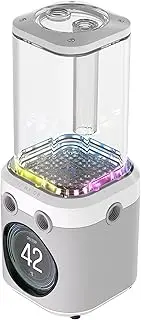CORSAIR iCUE Link XD6 RGB Elite LCD Pump/Container Unit - FlowDrive Max Pump, 480x480 IPS LCD Screen, Integrated Temperature Sensor, 22 Addressable RGB LEDs - White