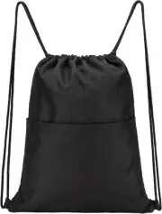 Drawstring Backpack Water Resistant String Bag Sports Sackpack Gym Sack