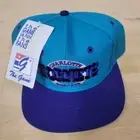Vintage 90's The Game Charlotte Hornets Snapback Hat