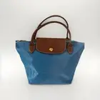 NWT LONGCHAMP Le Pliage Small Top Handle Tote Handbag 0883304 BLUE AUTHENTIC
