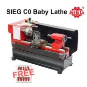 SIEG C0 Baby Lathe / Adjustable Tailstock / Overload Protection / Variable Speed