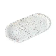 Terrazzo Tray Shampoo Bottles Toothpaste and other Bathroom Essentials Organiser