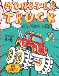 在飛比找博客來優惠-Monster Truck Coloring Book Ki