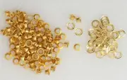 Grommet eyelet w/backing washer(#a4) gold color U.S. stock.