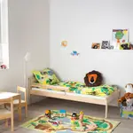 北歐工業LOFT風格經典IKEA宜家SNIGLAR樺木實木兒童床框床架+附LURöY床底板條/二手八成新/特$1200