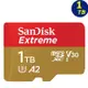 SanDisk 1TB 1T microSDXC Extreme 190MB microSD SD 4K U3 記憶卡