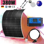 380W 400W Flexible Solar Panel Kit 12V Caravan Camping Power Battery Charging