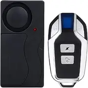 Bike Alarm - Car Alarm System | 110dB Anti Theft Wireless Vibration Sensor for Motorcycle | Adjustable Volume Scooter System | Bike Alarms for Ebikes