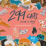 299隻貓和一隻狗拼圖/ 300片/ 盒裝/A FELINE CLUSTER PUZZLE/ 299 CATS AND A DOG ESLITE誠品