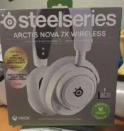 SteelSeries Arctis Nova 7X Wireless Multi-Platform Gaming Headset, White - NEW