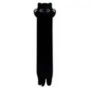 Cute Cat Stuffed Doll Toy Easy To Clean Cuddly Cat Stuffed Animals Perfect Gift For Family Friends Black 01
