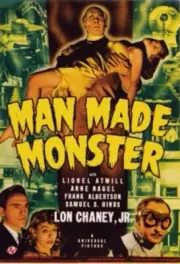 Horror Man Made Monster Lon Chaney Movie Poster Print 17 X 12 Reproduction