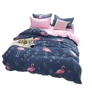 Quilt Covers Flamingo Quilt / Duvet Cover Set King Queen Double Size Bed Doona