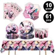 Spider Girl Gwen Theme Birthday Party 10 Guest Tableware Value Pack
