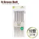 【GREEN BELL綠貝】304高級不鏽鋼磨砂六角鋼筷(10雙組)