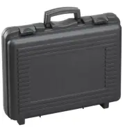 PLASTIC CASE 482X375X184 BLACK + FOAM, CARRYING CASE MATERIAL PP ( FOR UNBRANDED