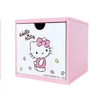 在飛比找樂天市場購物網優惠-小禮堂 Hello Kitty 方形積木盒 (粉愛心款)