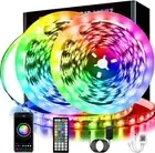 100Ft Bluetooth LED Strip Lights - RGB - Music Sync APP Control Kitchen Bedroom