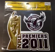 62809 MANLY SEA EAGLES 2011 PREMIERS LARGE LOGO TROPHY CAR SPOT STICKER DECAL