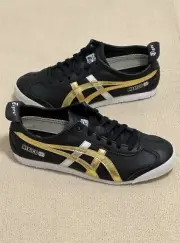 D5V2L-9094 Onitsuka Tiger Mexico 66 'Black Gold Metallic'