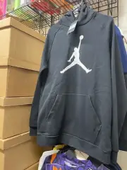 Michael Jordan Small Standard Fit Mens Active S NWT Jumpman Nike Black Hoodie