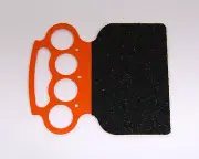 XTREME RACING G10 ORANGE FIBERGLASS GLUE BOARD DRAG SLOT CARS KNUCKLE STYLE 1/24