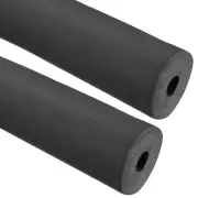 2Pcs 6.3Ft 1-5/16"(34mm) ID 2-15/16"(74mm) OD Pipe Insulation Foam Tube