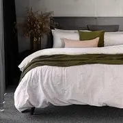 Bowie Flannelette Quilt Cover Set Super King