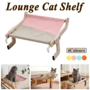 Window Hanging Cat Hammock Solid Wood Sun Bed Nest for All Seasons Durable AU