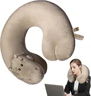 Kids Neck Pillow | Animal U-Shaped Neck Pillow - Soft Travel Pillows for Airplanes, Children U-Shape Neck Support Pillow for Relaxation