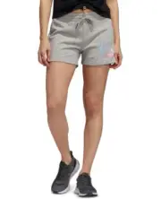 Adidas Womens Gray AMG Cut Off Original Athletic Workout Shorts Size Plus 3X