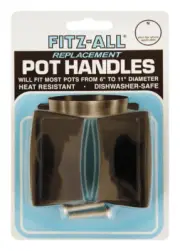 Fitz-All Plastic Replacement Pot Handles Black (Pack of 10)