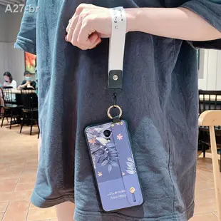 魅藍NOTE5手機殼創意簡約腕帶掛繩矽膠軟殼全包防摔男女通用款潮