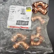 Lot of 7 VIEGA ProPress 77317 1/2" x 1/2" Elbow 90° Copper Plumbing Push NEW