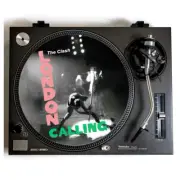 THE CLASH Turntable Slipmat for Vinyl Records, Punk London Calling, joe strummer